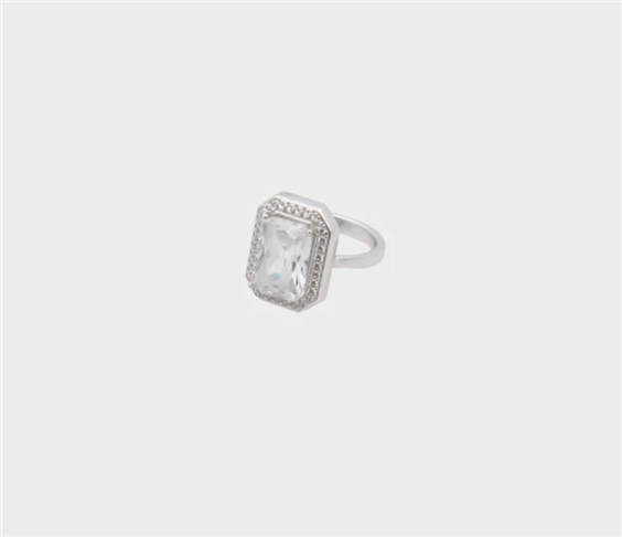 Ringe Rue des Mille Dame in Silber Cubic Zirconia AN-035 M1 RH - AN-035 M1 RH